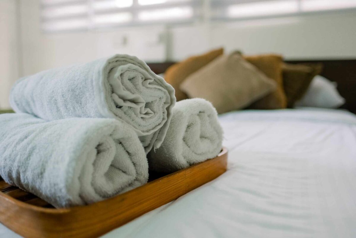 HomePage 8 Towels rolled on the bed, Greensville, EGD Residences, Spa & Aesthetic Medical Clinic ,Bacolod City, Negros Occidental, Philippines
